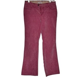 Gap Y2K Corduroy Pink Flare Leg Stretch Pants Women’s 6
